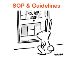 SOP & Guidelines